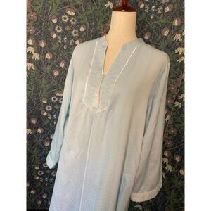 Vintage nightgown in ice blue, size L